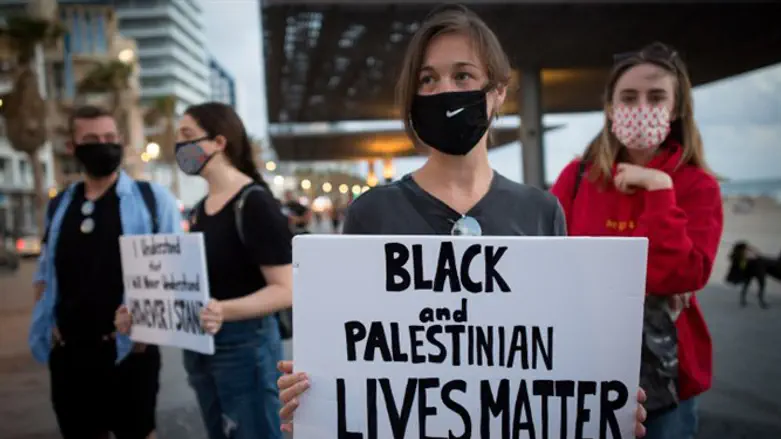 Black Lives Matter protest in Tel Aviv June 2nd 2020