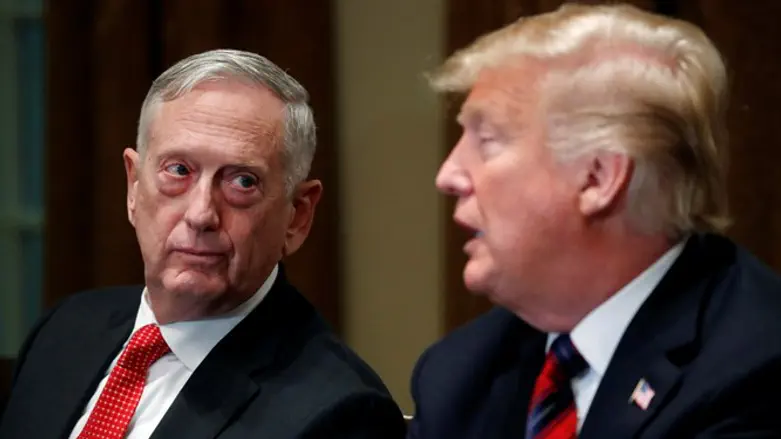 James Mattis and Donald Trump