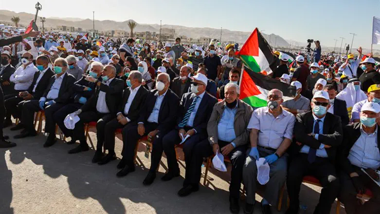 עצרת פלסטינית נגד החלת הריבונות