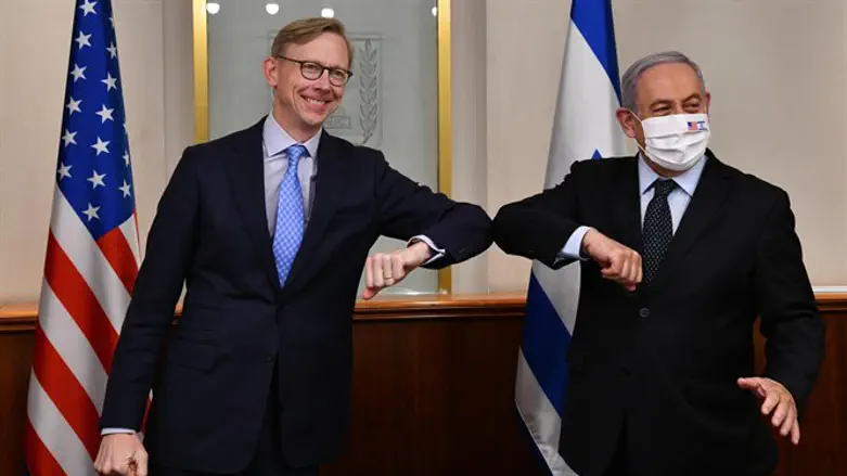 Биньямин Нетаньяху и Брайан Хук