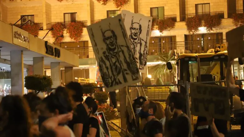protest in Jerusalem