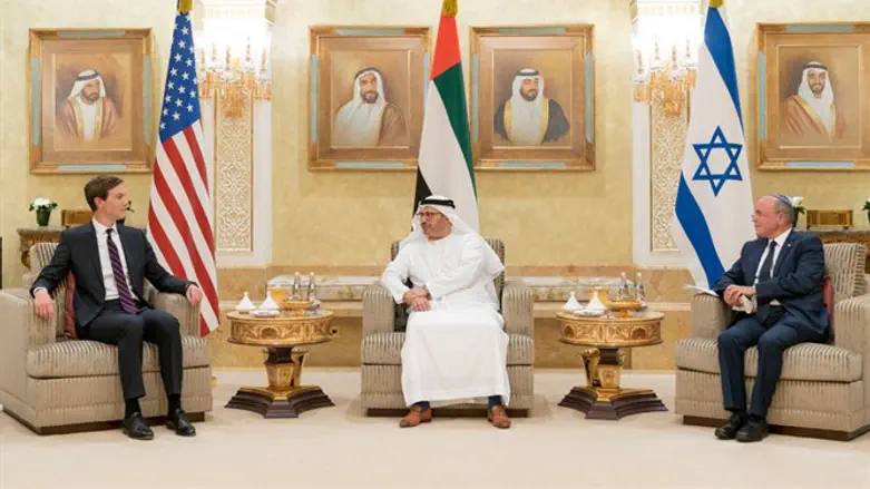 US-Israeli delegation meets with UAE leaders in Abu Dhabi