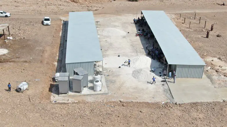 The newest illegal school in the Jordan Valley