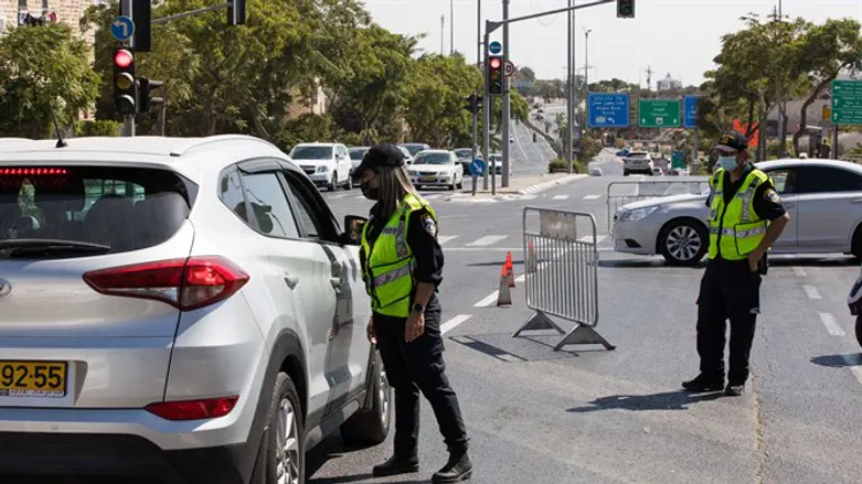 КПП полиции в Иерусалиме