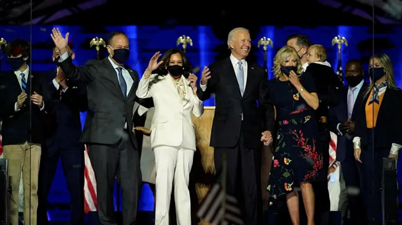 Biden celebrates his victory