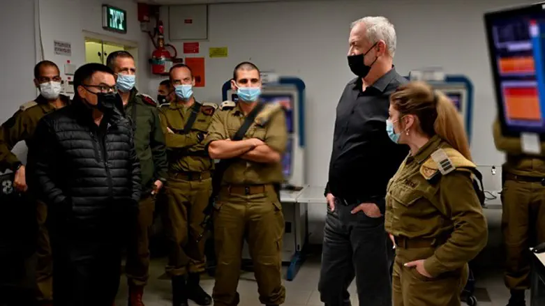 Defense Minister Benny Gantz on a Tour of Israel’s North