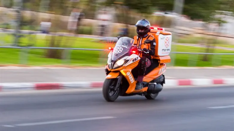 A United Hatzalah ambucycle