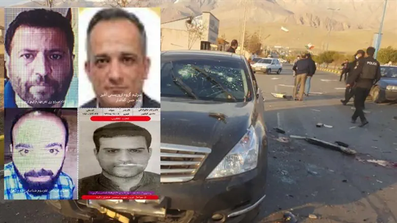 איראן פרסמה את תמונות החשודים בהתנקשות