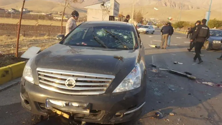 Mohsen Fakhrizadeh's vehicle after his elimination