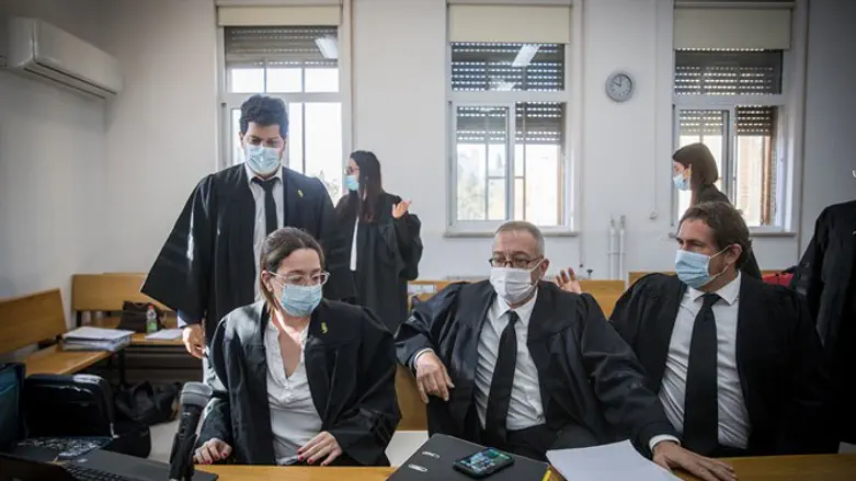 Адвокаты Нетаньяху в Окружном суде Иерусалима