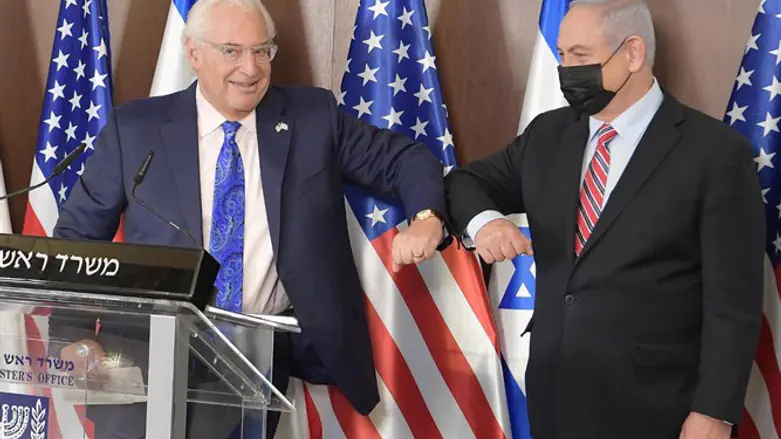 PM Netanyahu and Ambassador Friedmanן