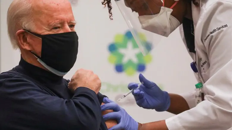 US Pres. Joe Biden receives his coronavirus vaccine