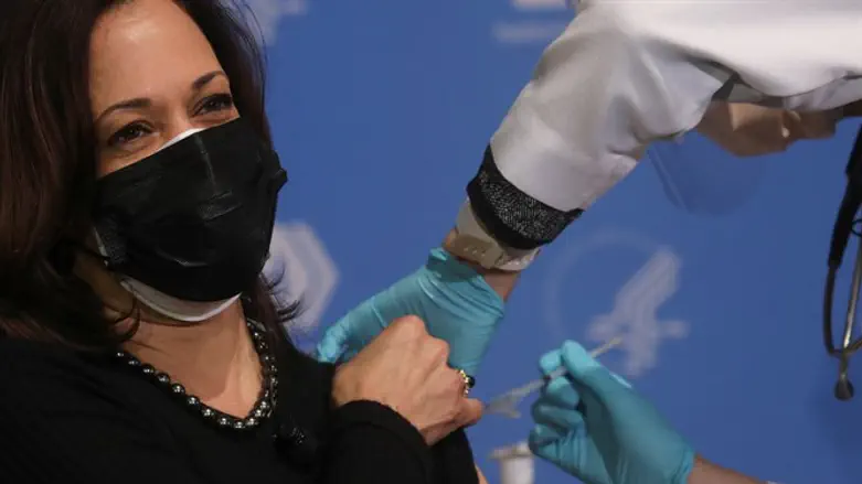 Vice President Kamala Harris receives second dose of COVID-19 vaccine