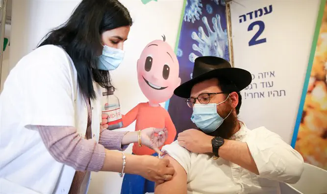 Вакцинация в Цфате 