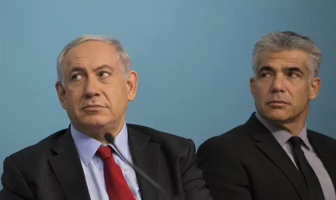 Биньямин Нетаньяху и Яир Лапид