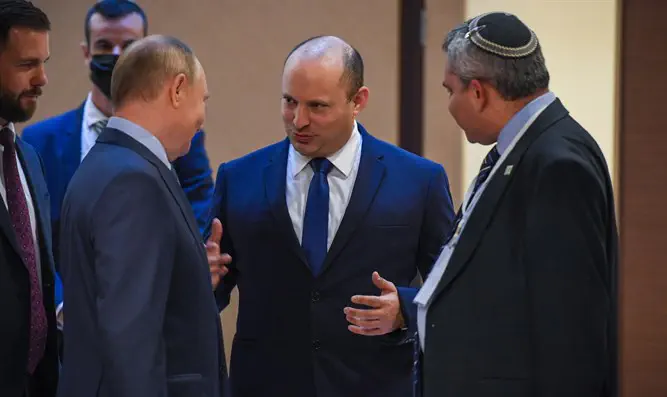 Путин, Беннет и Элькин в Москве