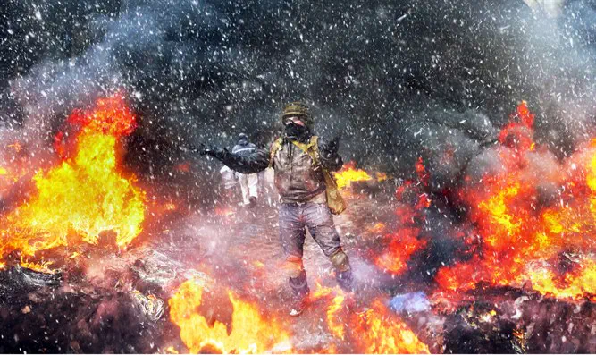 Бомбардировка столицы Украины, города Киева