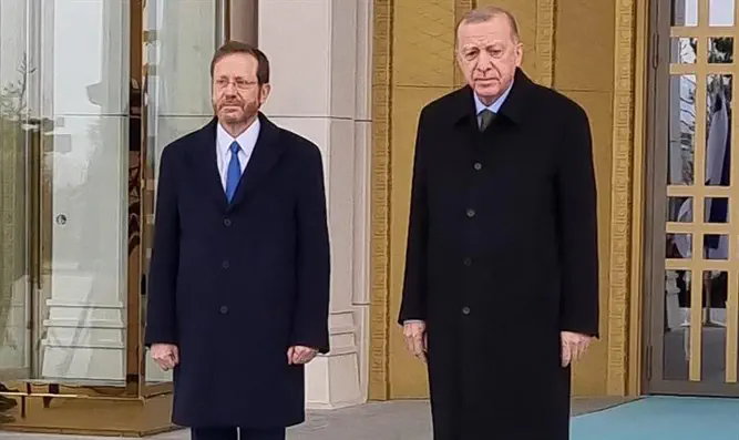 Ицхак Герцог и Реджеп Тайип Эрдоган