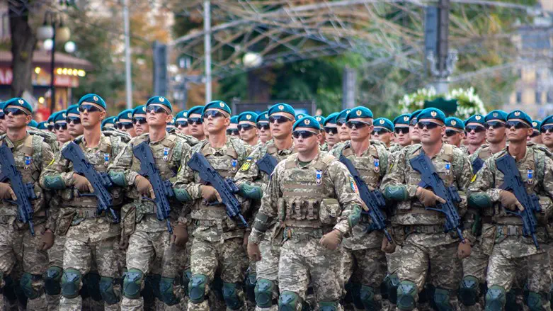 Украинские военнослужащие. Иллюстрация