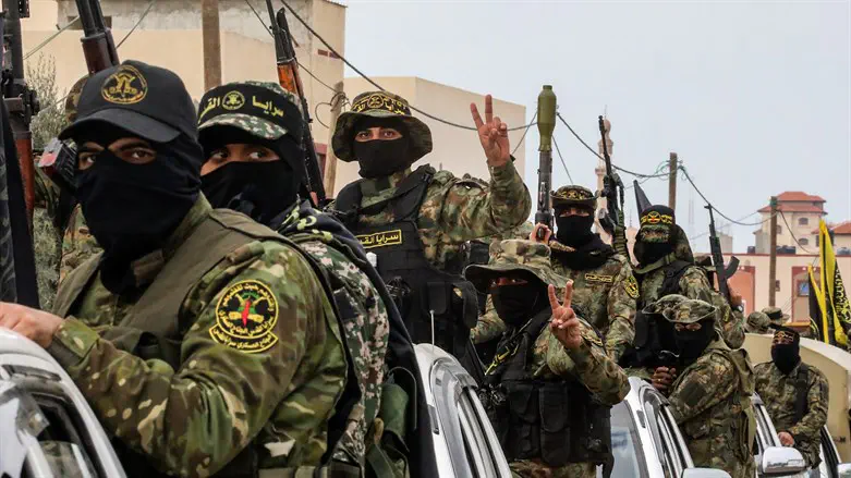 Террористы  "Исламского джихада" в Газе