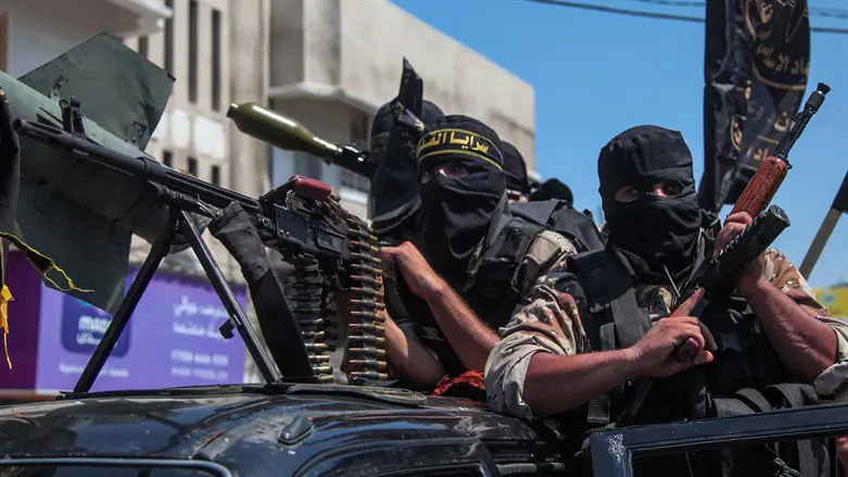 Боевики террористической группировки "Исламский джихад". Иллюстрация