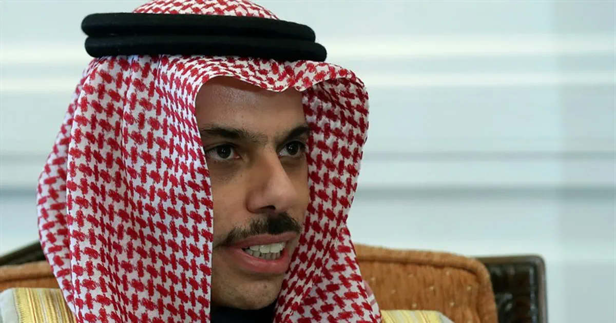 Saudi Foreign Minister: Lapid's statement on two states is
positive