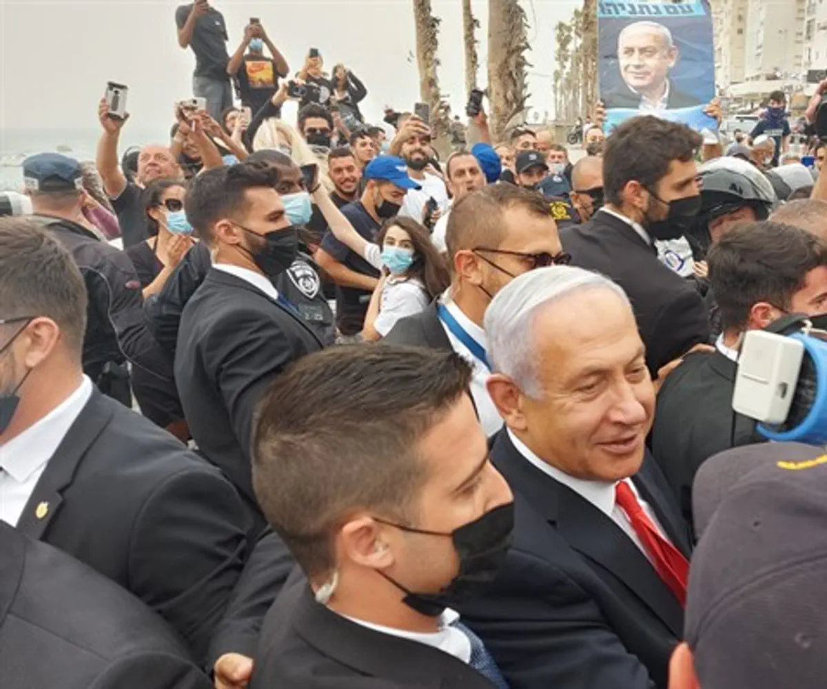 Netanyahu on election day
