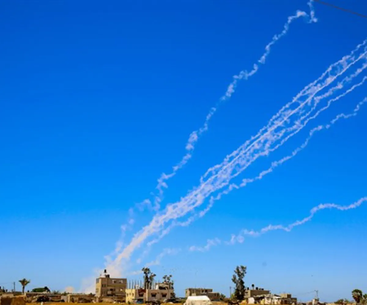 Rocket fired at Israel (illustrative)