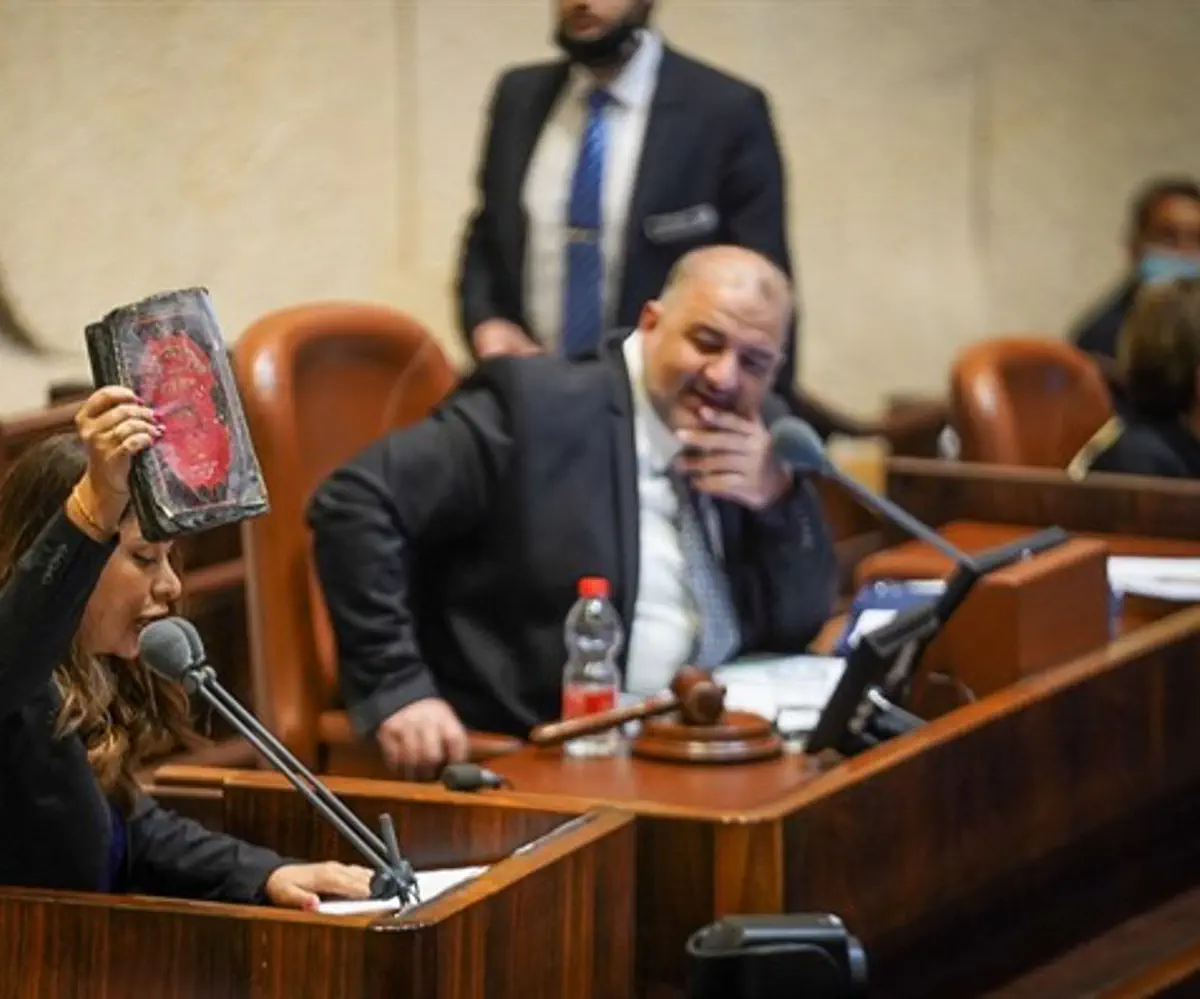 May Golan in the Knesset