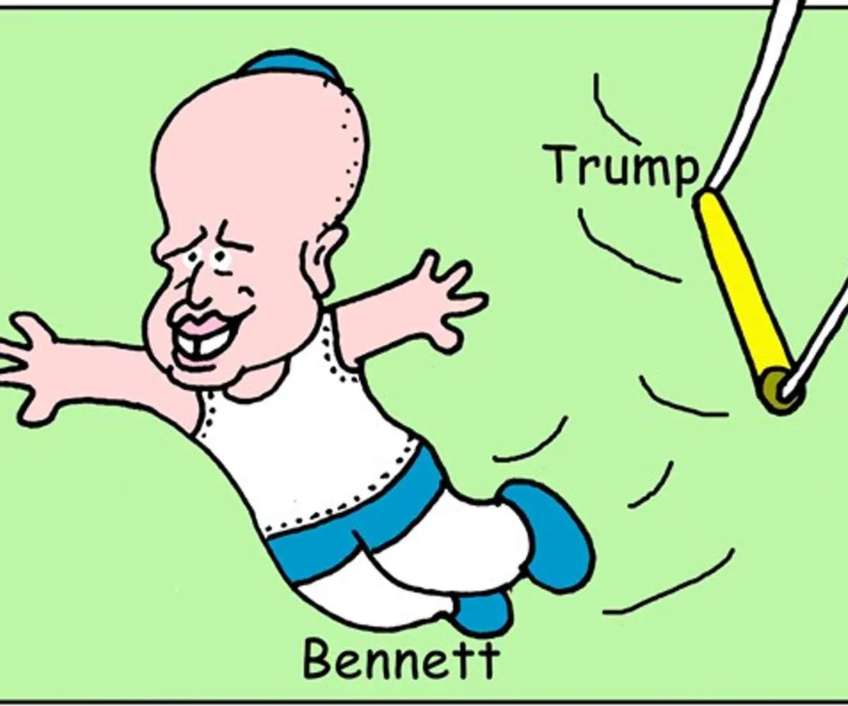 Dry Bones: Bennett abandons Trump's plan