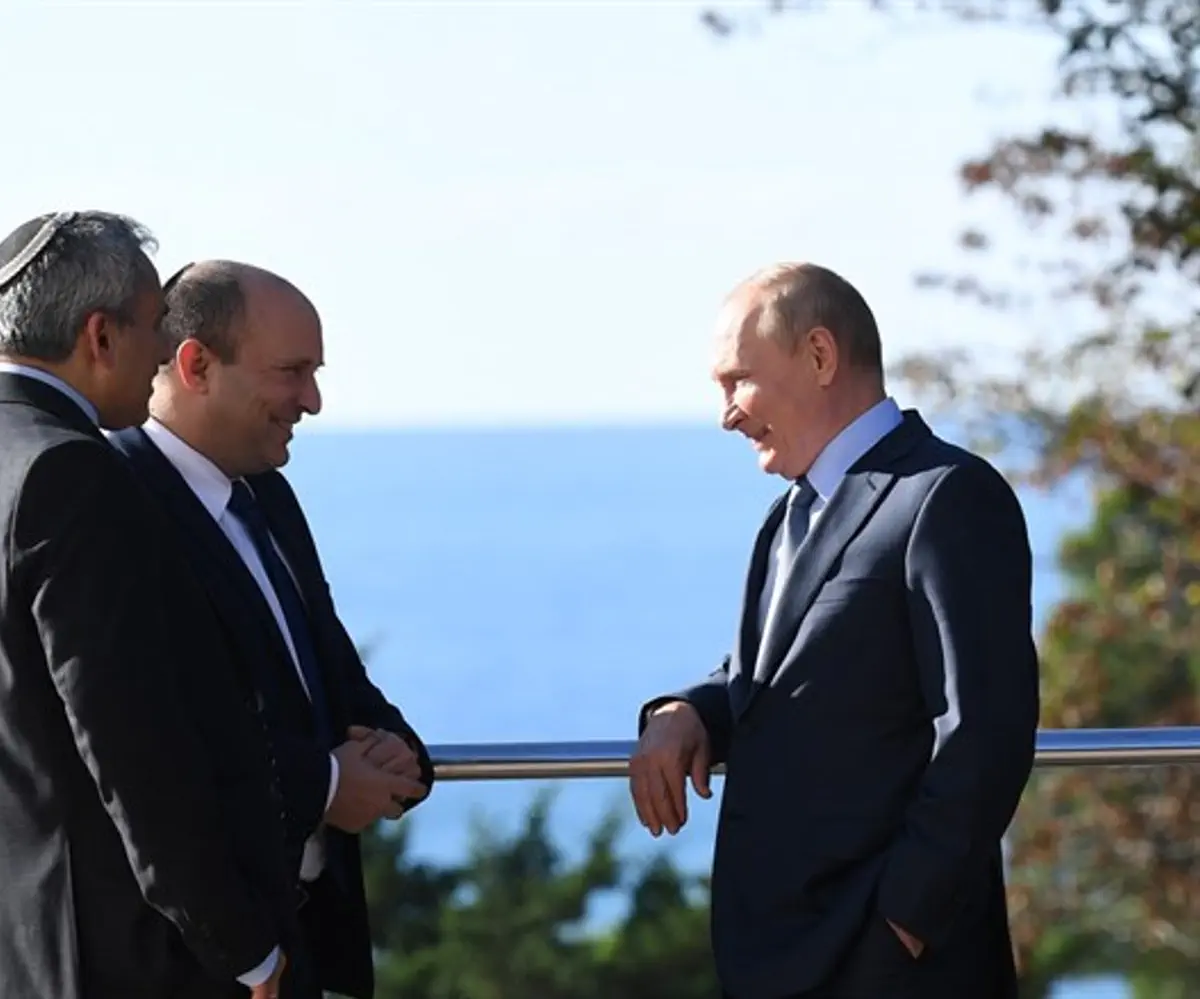 Putin con Bennett y Elkin