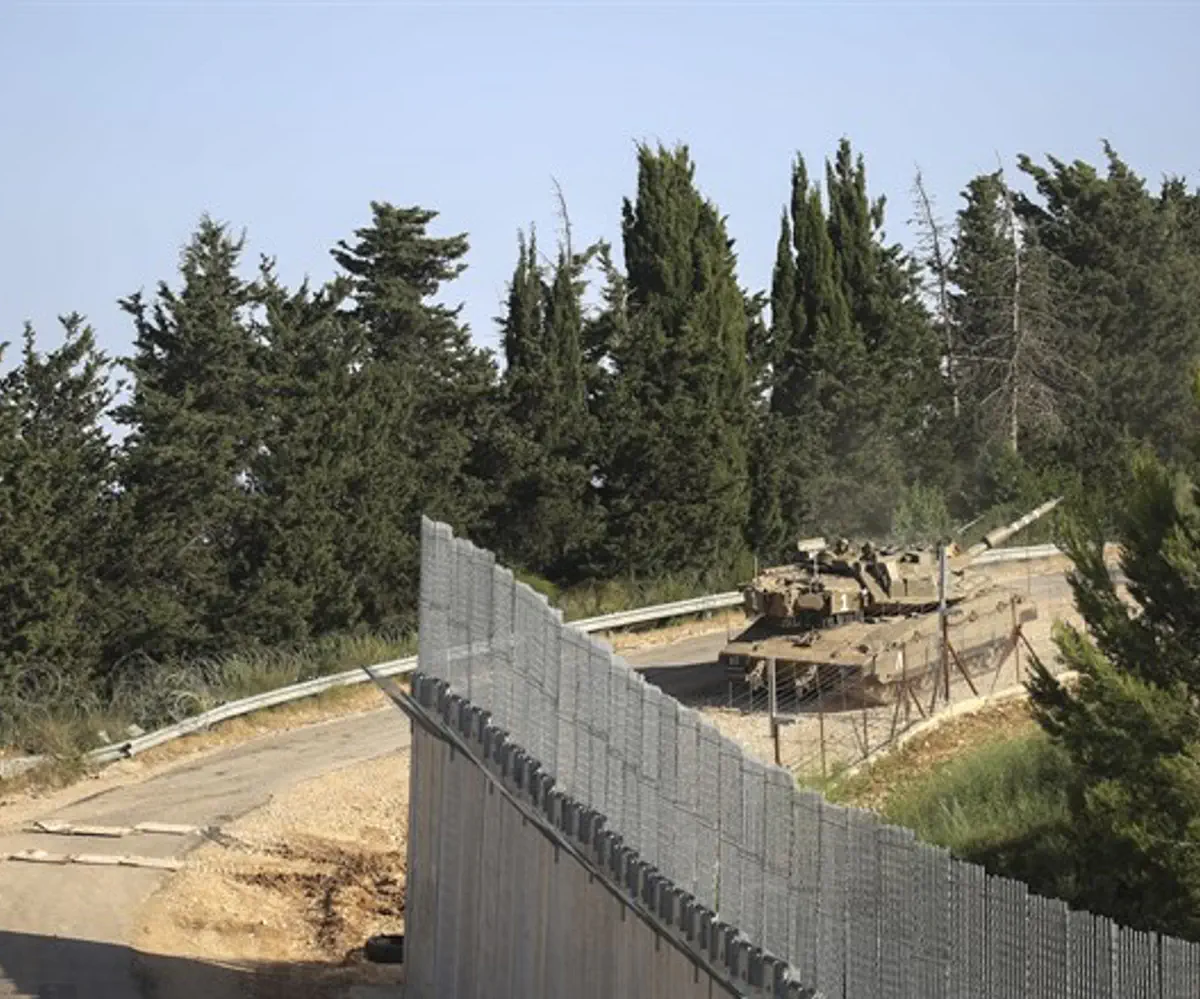Frontera libanesa.  archivo