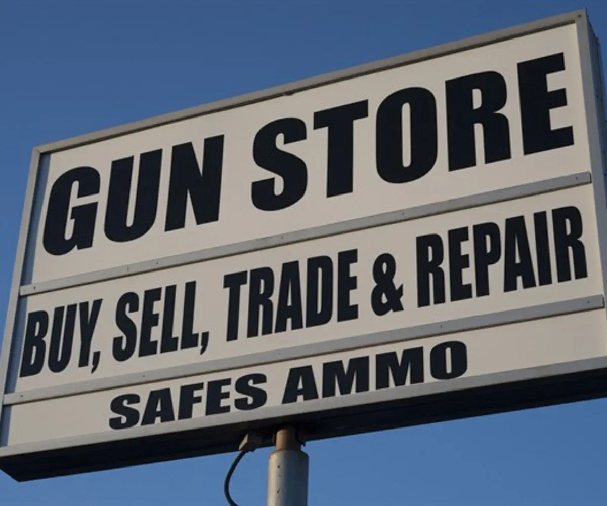 Gun store (illustrative)