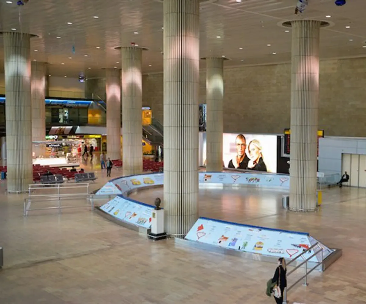 Ben Gurion International airport, empty during the 'coronavirus era'