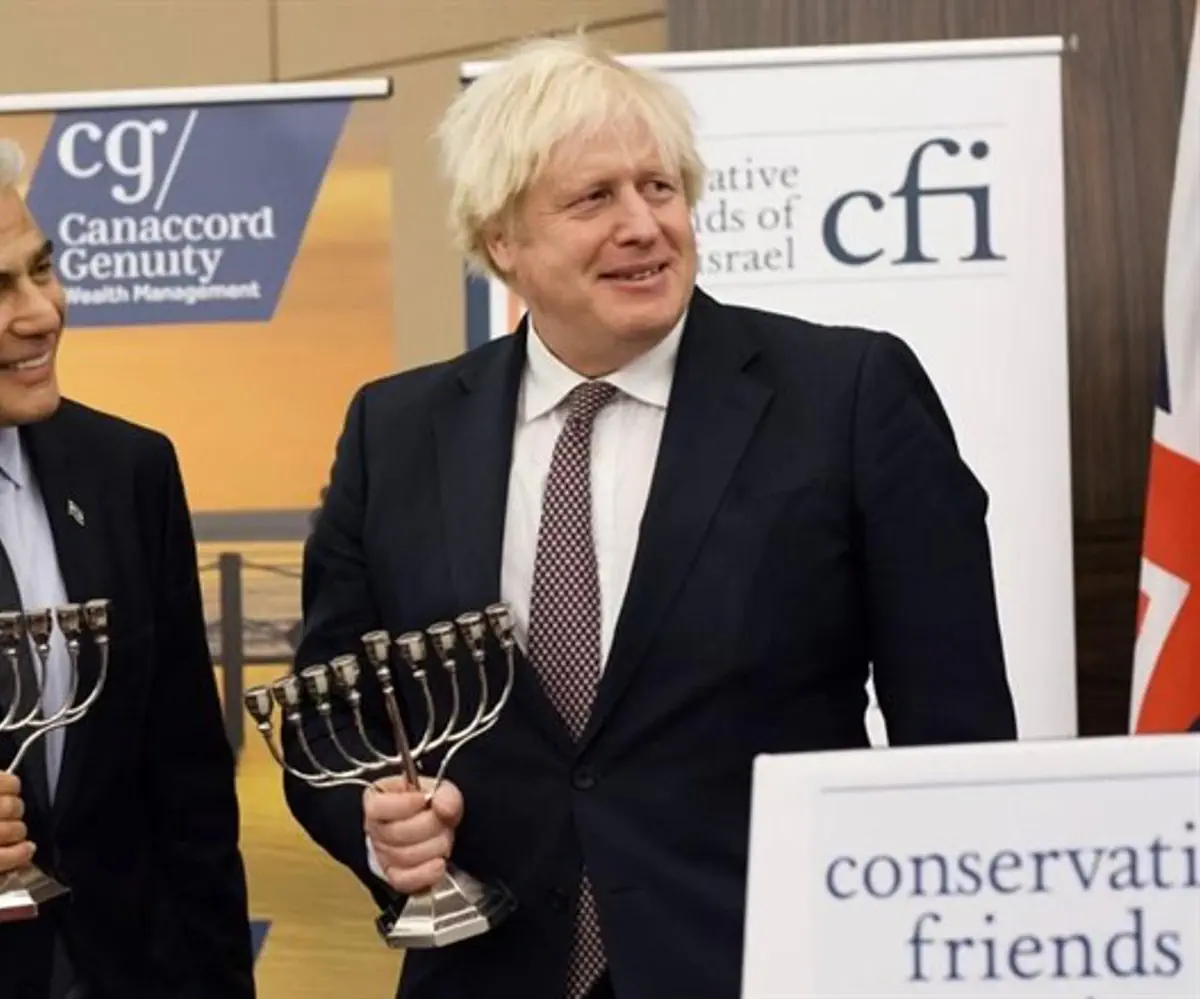 Boris Johnson and Yair Lapid