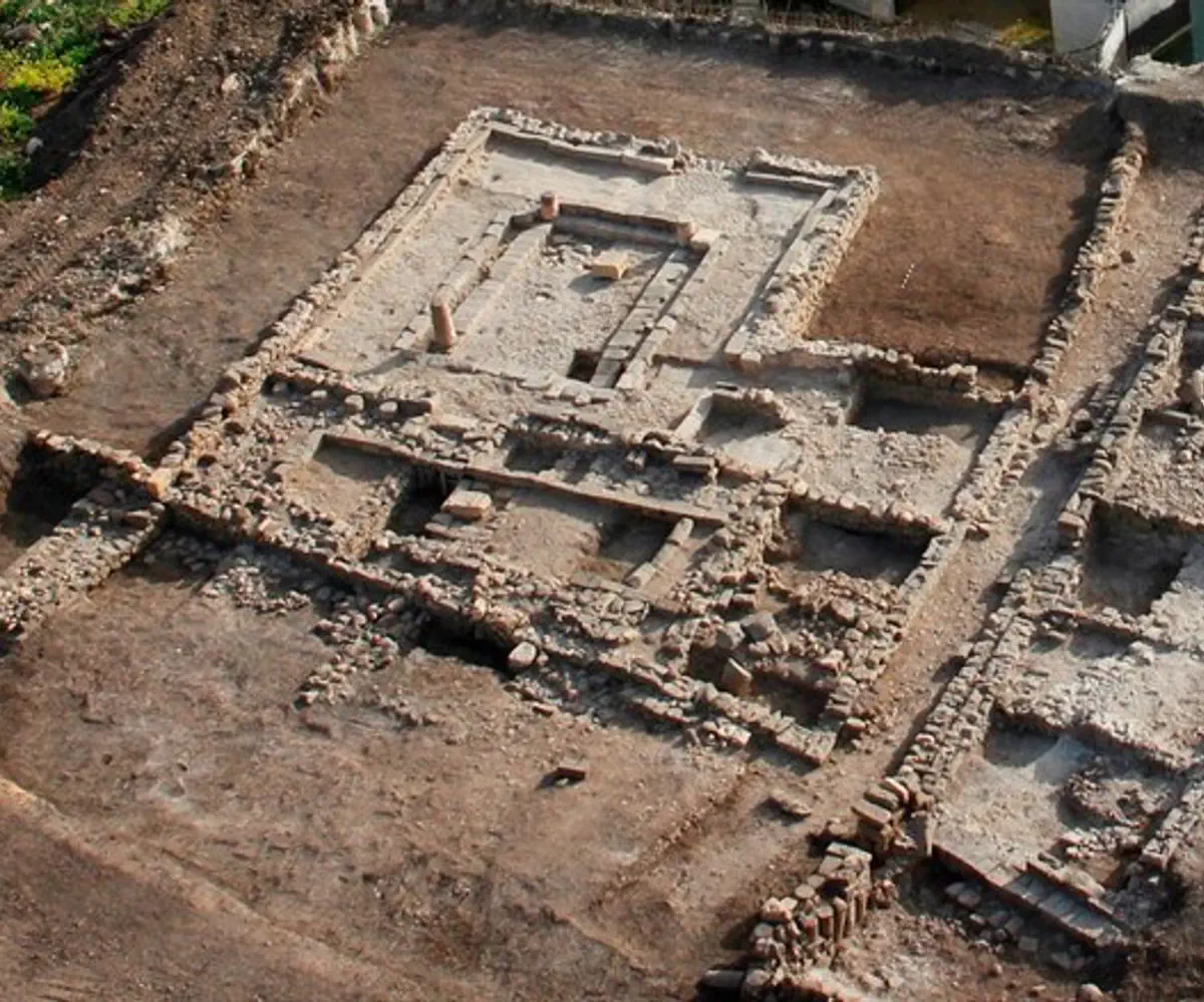 First Century synagogue in Magdala, Israel