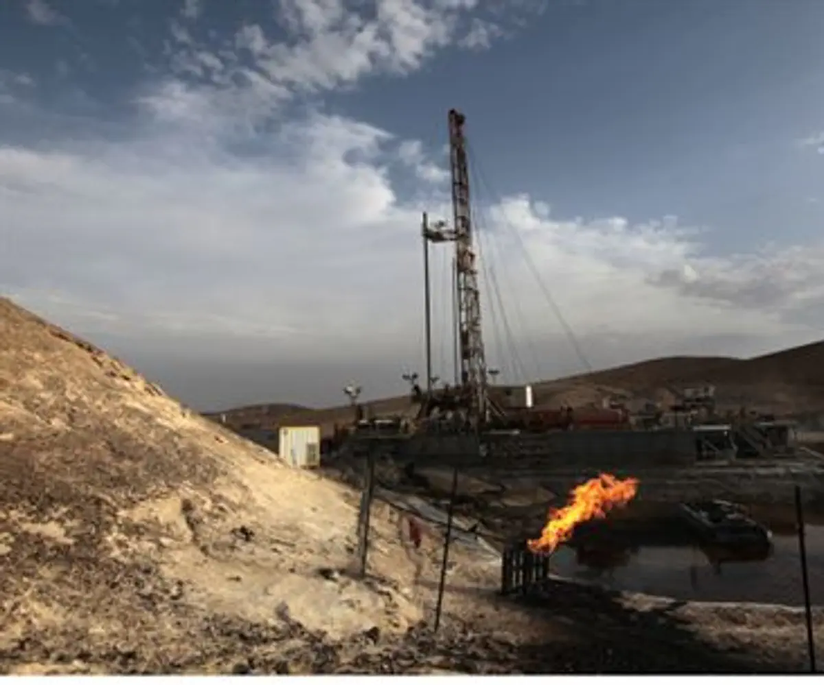 Drilling for oil in southern Israel