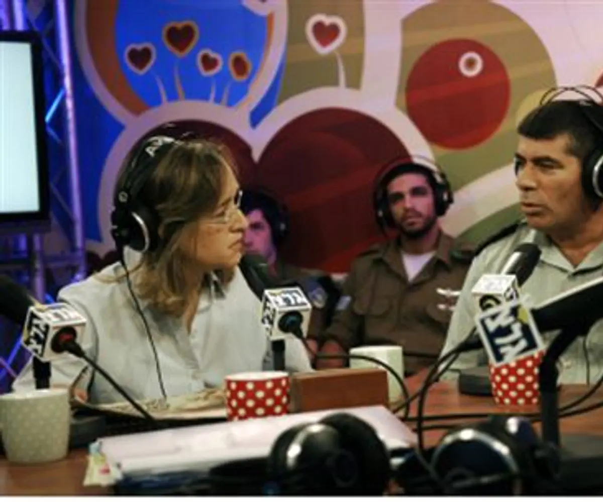 Chief of Staff in IDF Radio studio