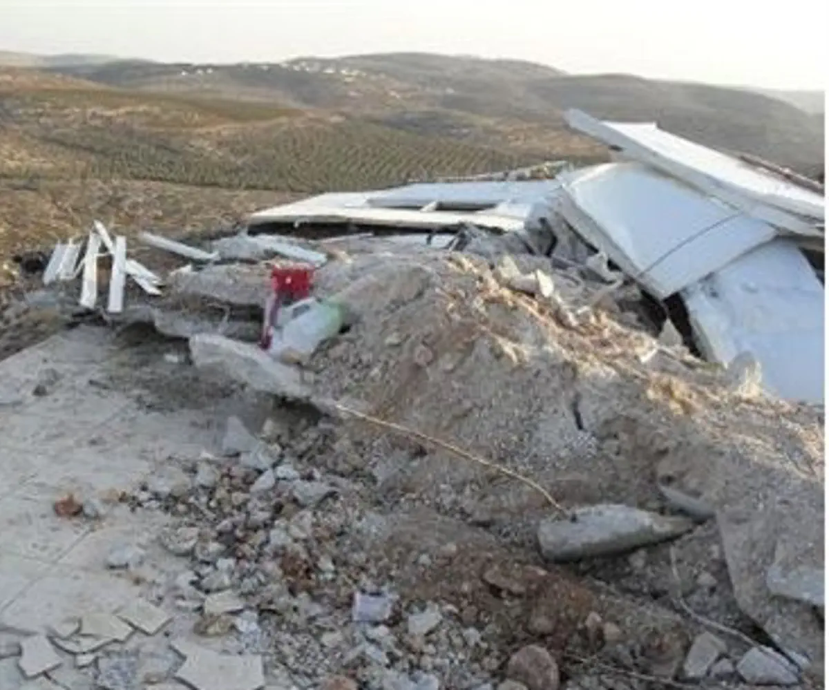 Dairy farm in Samaria destroyed by police 