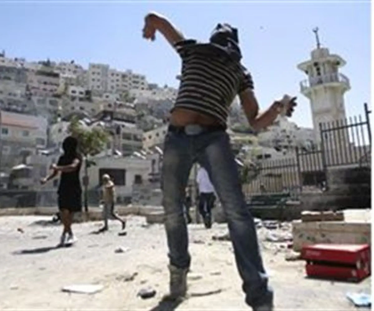 Rock attack in Jerusalem