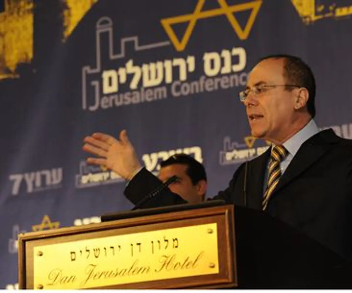 MK Silvan Shalom at Jerusalem Conference
