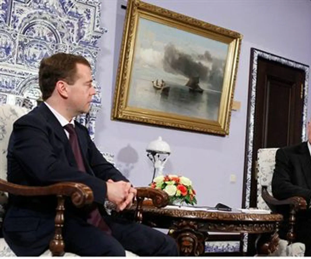 Medvedev and Netanyahu, 24.3.11