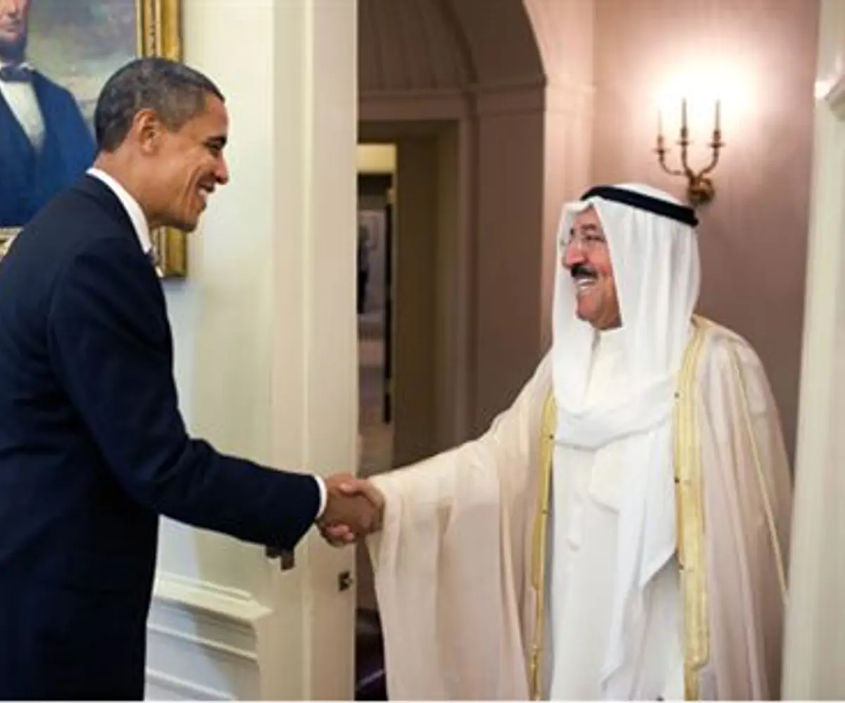 US President Obama and Emir of Kuwait 
