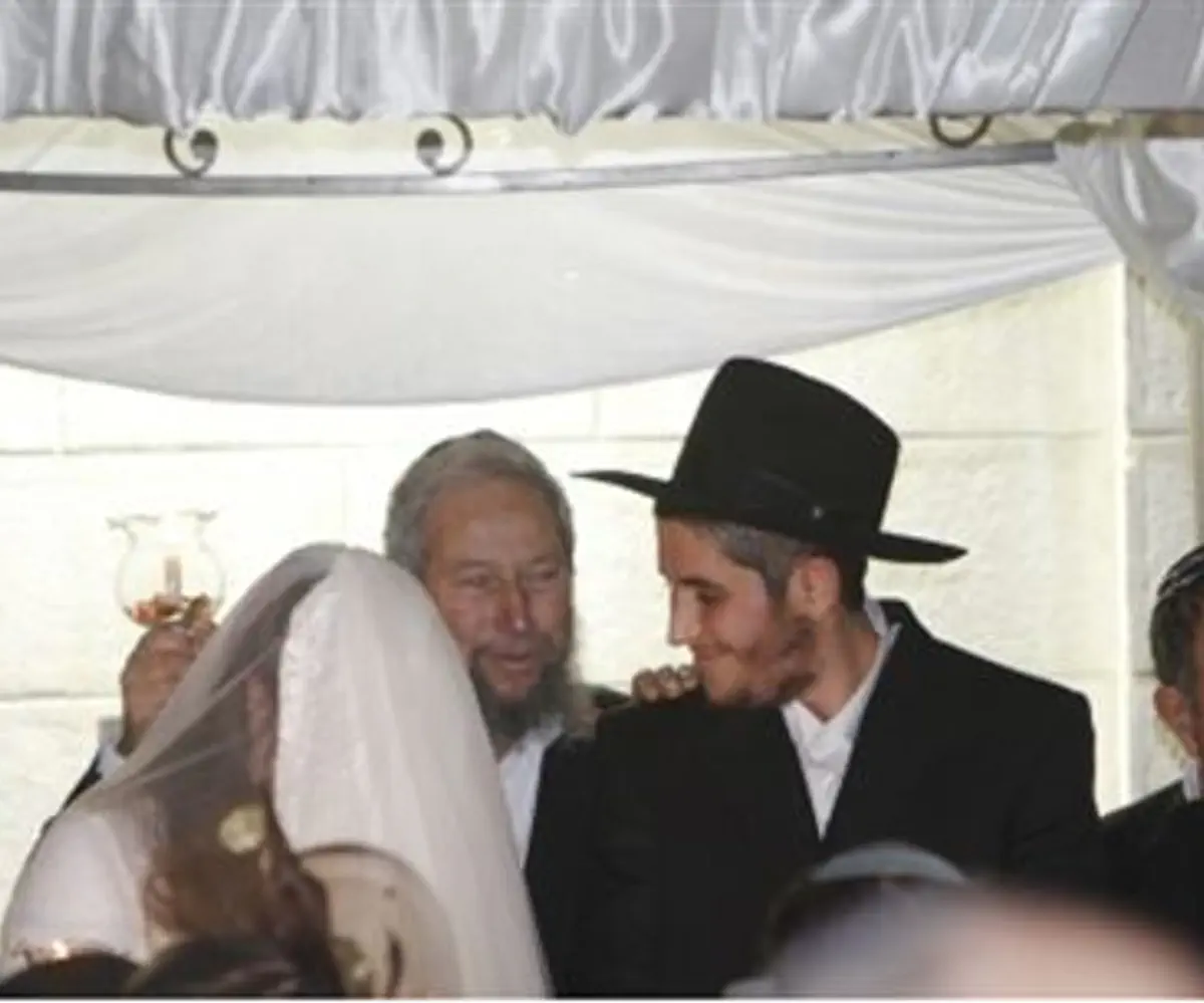 A Jewish wedding.
