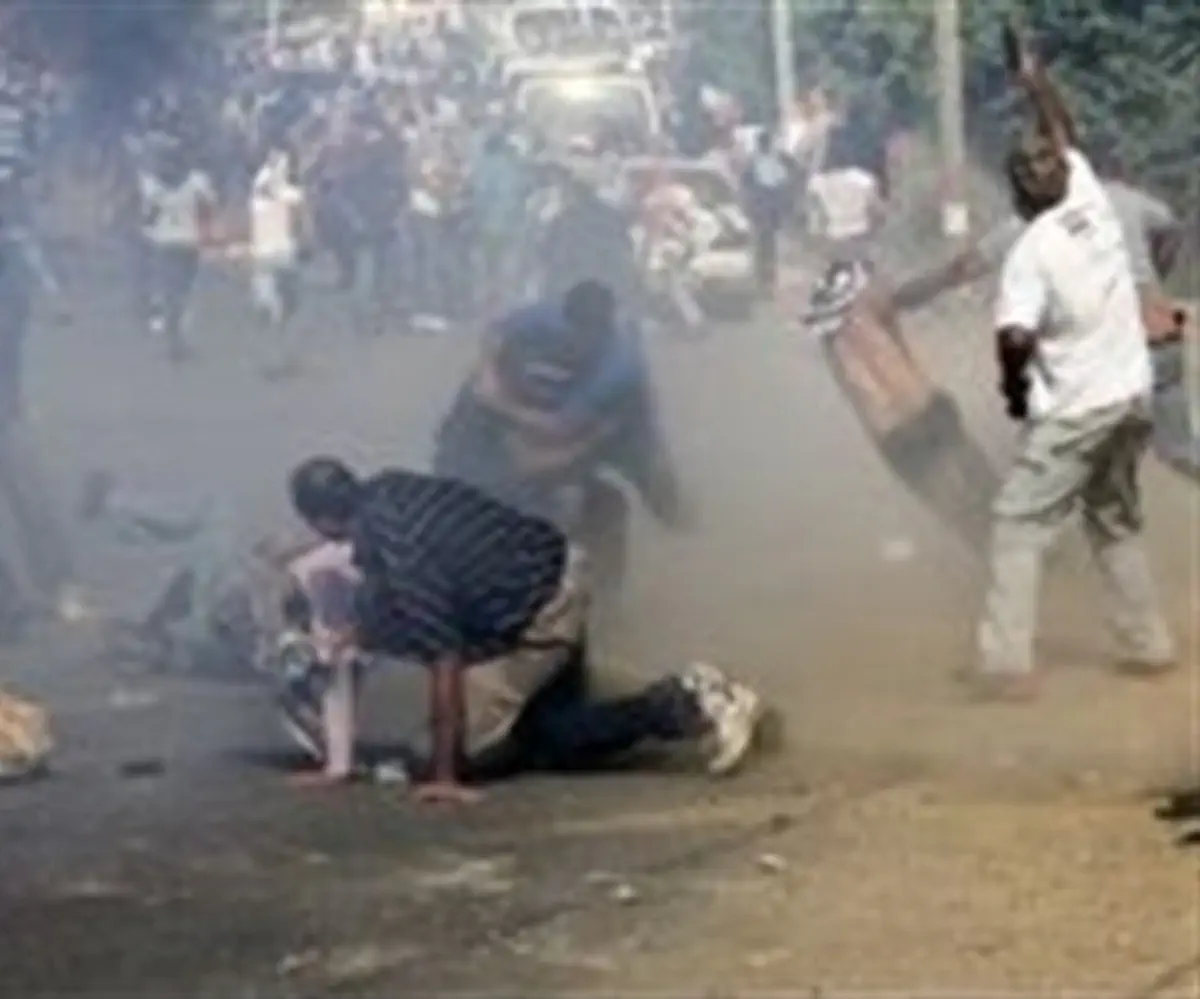 Arab rioters