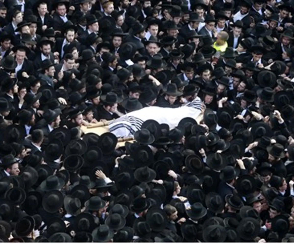 Funeral of Rabbi Nosson Tzvi Finkel