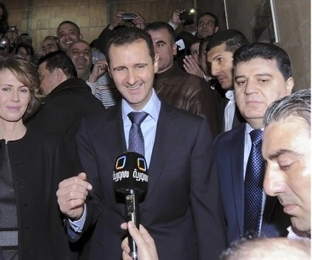 Assad and Wife Asma