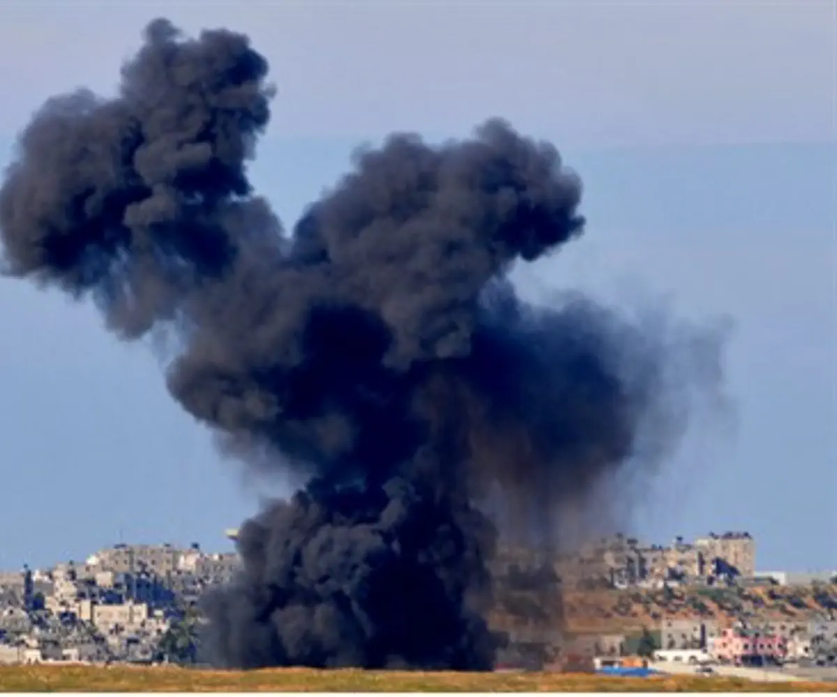 IAF air strike in Gaza (file)