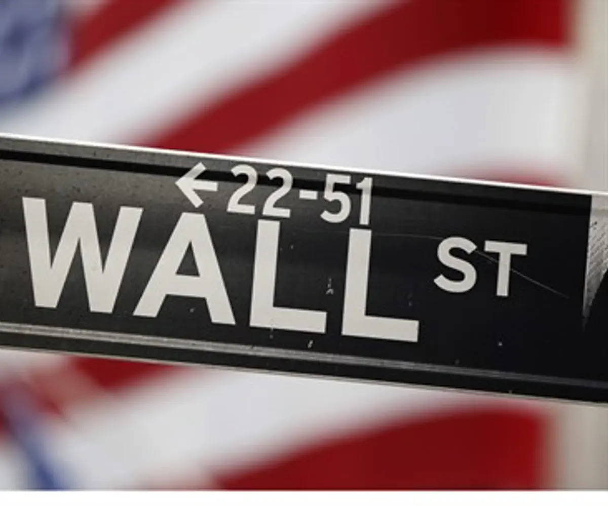 Wall Street sign outside the stock exchange