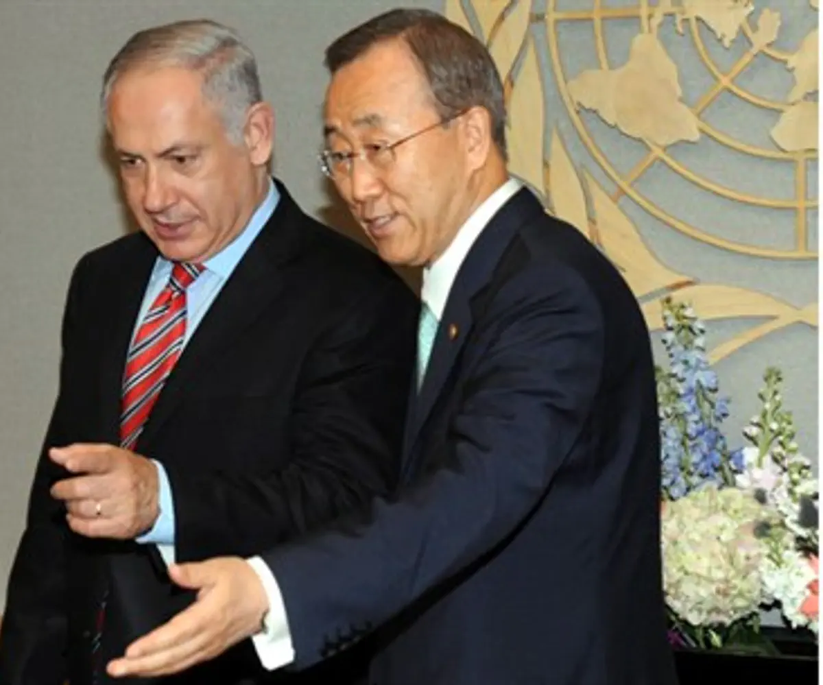 Netanyahu and Ban Ki-moon